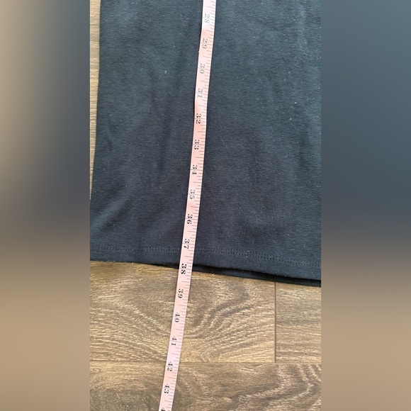 STOWAWAY COLLECTION size small black maternity dress with gold side buttons 1804 - Picture 9 of 9